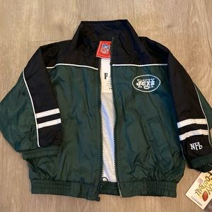NFL New York Jets Wind breaker jacket and pants set size 6-9 months